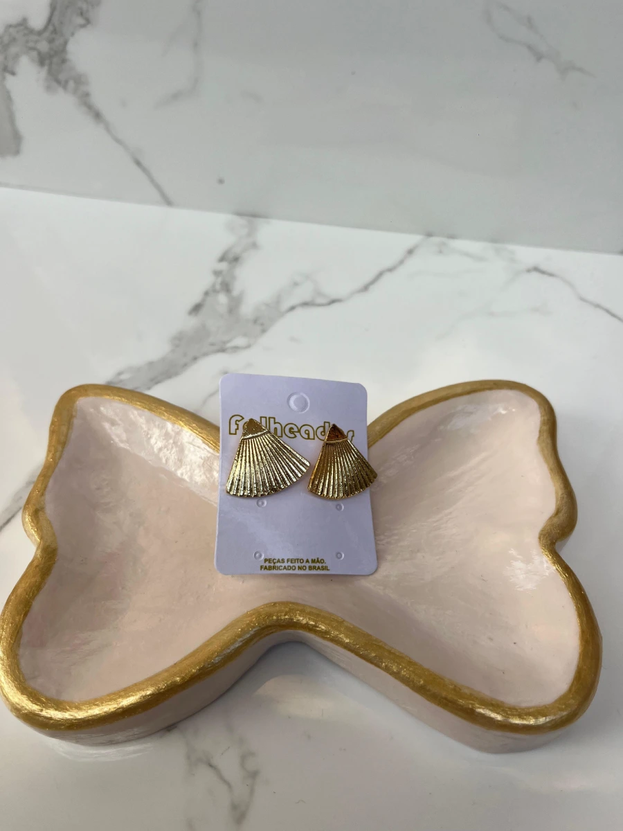 Abanicos pequeños dorado