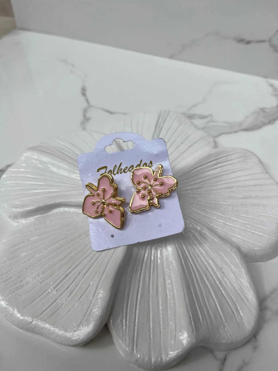 Arbolito de navidad rosa bebe con dorado