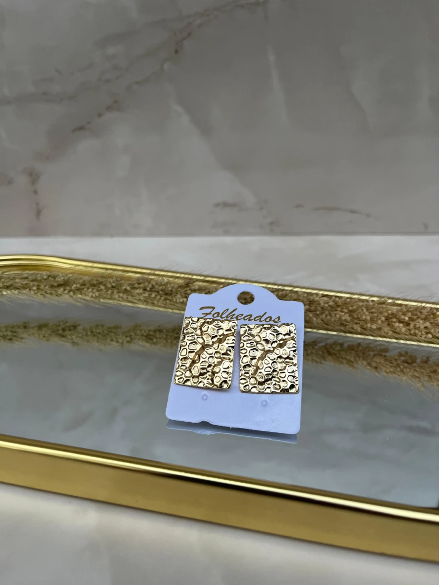 Aretes cuadrado puntitos
