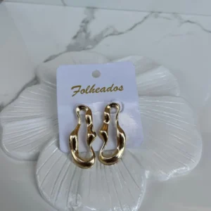 Argollas delgadas doradas