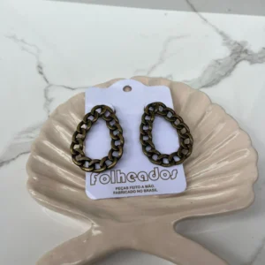 Argolla en cadena bronze