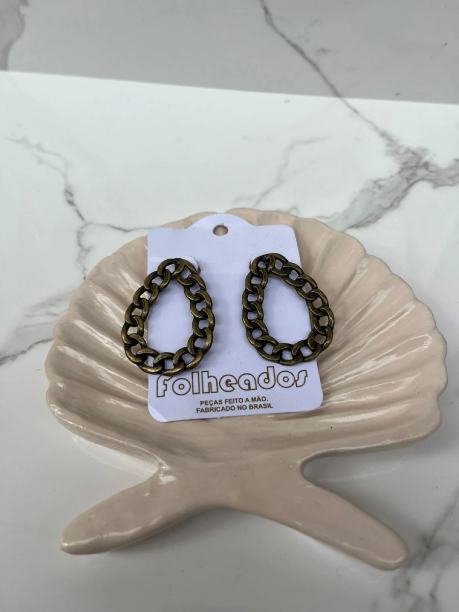 Argolla en cadena bronze
