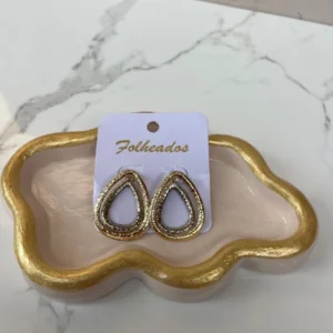Camapanitas dobles con textura dorado