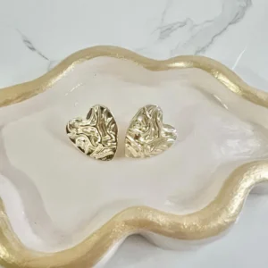 Corazón chunky dorado