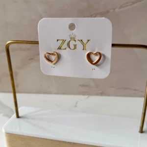 Corazoncito pequeño liso dorado