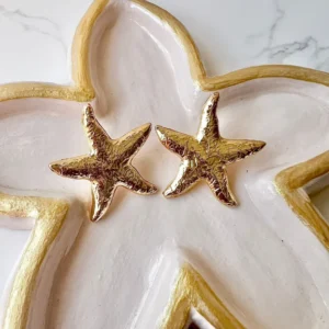 Estrella de mar arrugado dorado