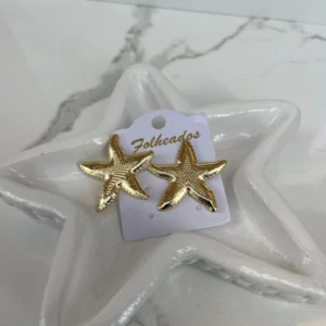 Estrella de mar doble dorada