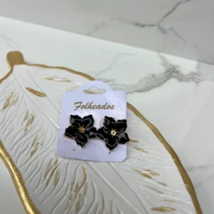 Flor pequeña 5 puntas negra