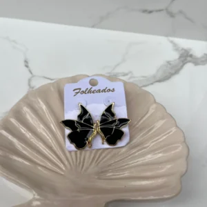Mariposa negras puntas finas