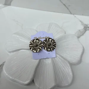 Mil flores pegadas plateada
