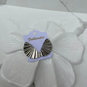 Semi abanico plateado