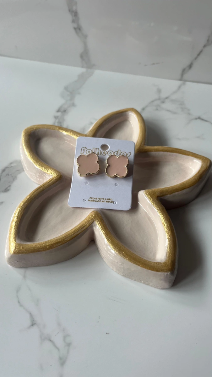 Van cleef rosado bebe lleno con dorado