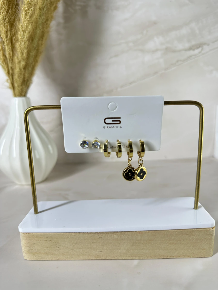 Set dormilona y van cleef cruz dorado