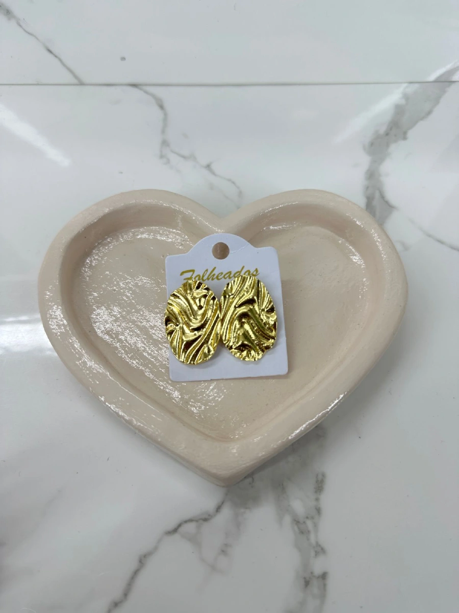 Botón chynky oval dorado