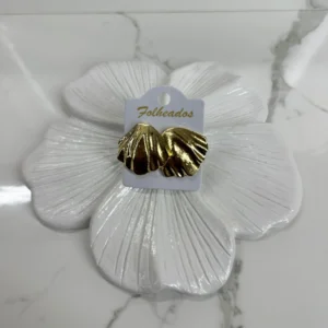 Conchas de mar chunky dorada