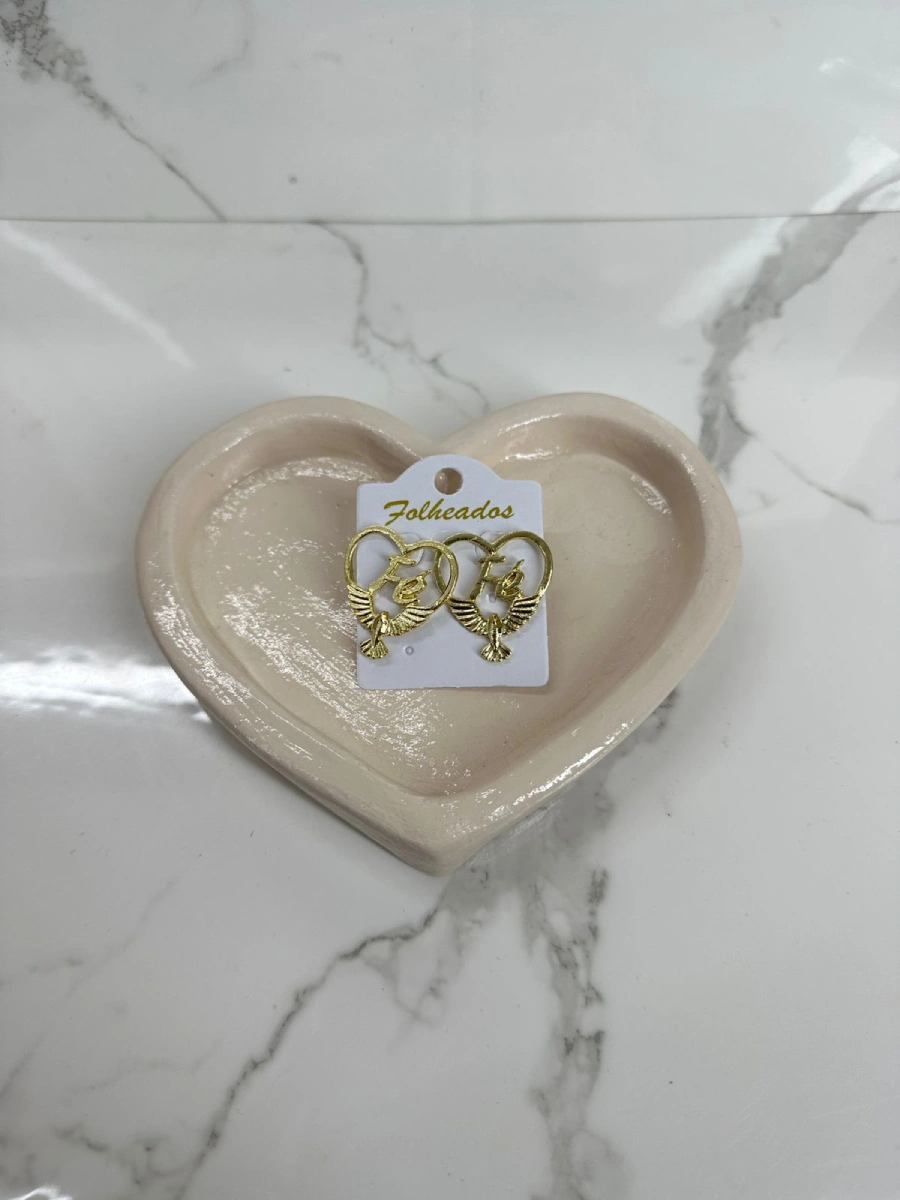 Corazón fe dorado