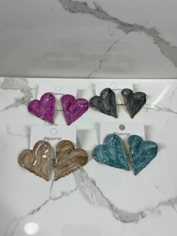 Corazones grandes anacarados