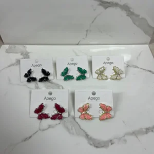 Mariposas anacaradas con perlitas