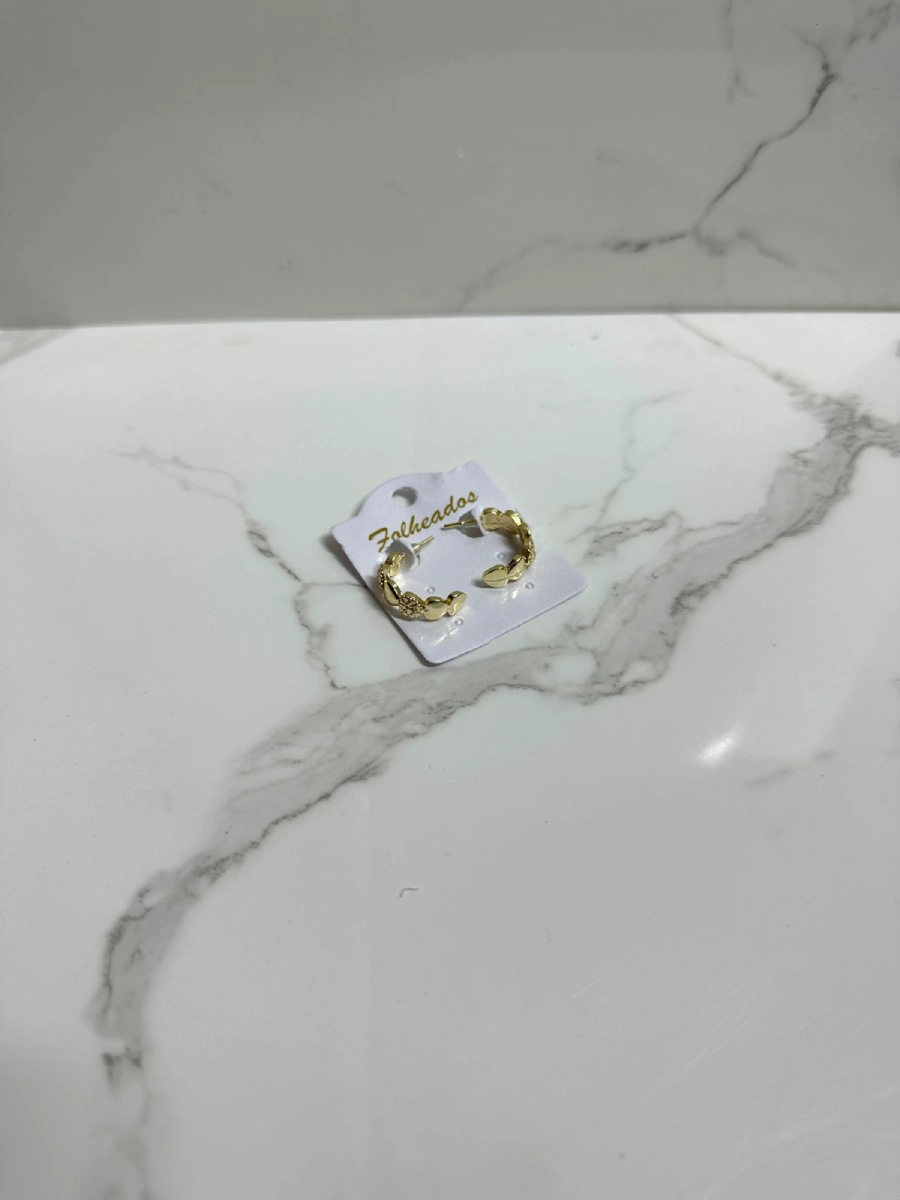 Argollitas pequeñas corazón