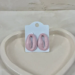 Conchas rosadas estilo metalizadas