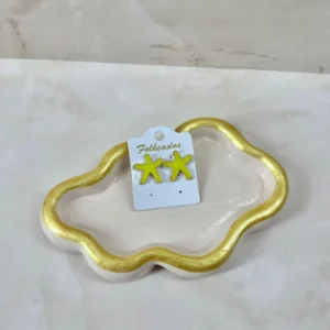 Estrellita de mar amarillo fosforescente