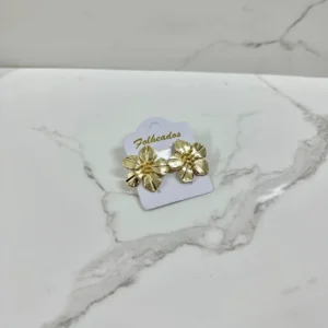 Flor punta separadas doradas