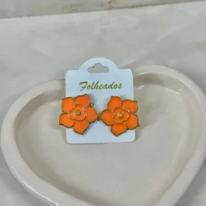 Flor remolino naranja suave