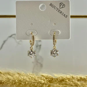 Dormilona con circón dorado